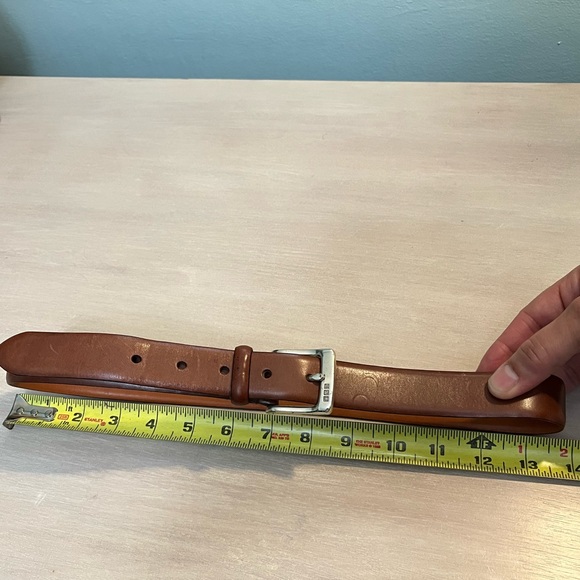 Lauren Ralph Lauren Tan Leather Belt Sz. M - Picture 6 of 6